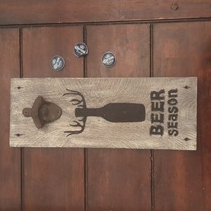 Beer Bottle Opener - Rustic Barnwood Sign